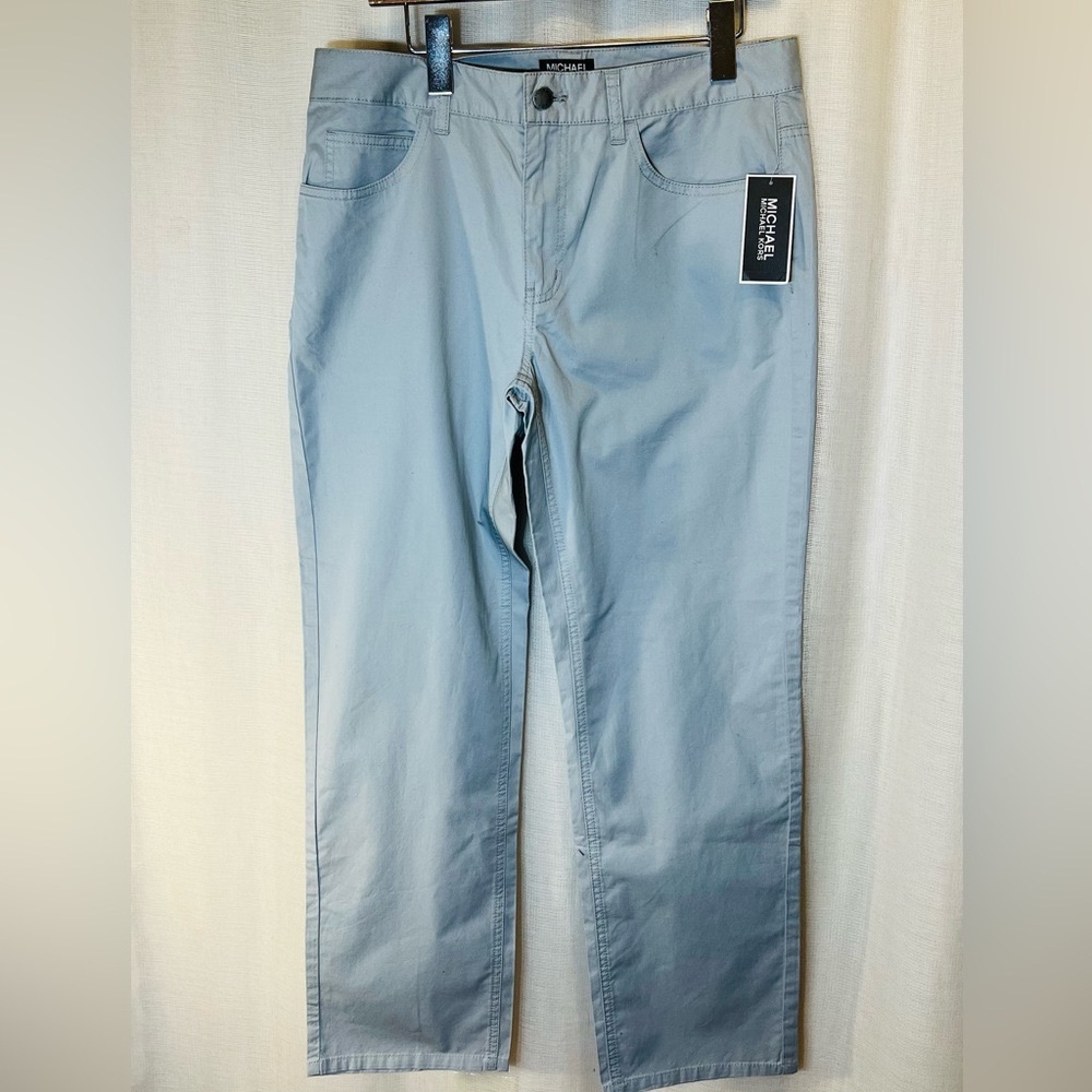 NWT Michael Micheal Kors men’s light grey cotton pants size 32x30
